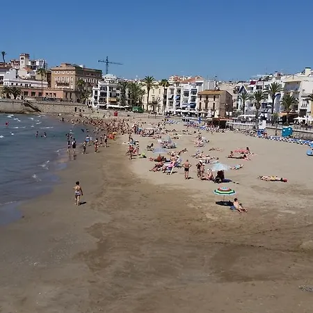 Apartamento Zona Playa De San Sebastian Sitges Camera foto